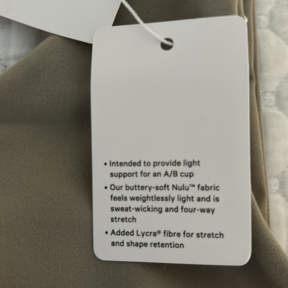 NWT Lululemon Align Asymetrical Bra size 12 - Picture 8 of 11